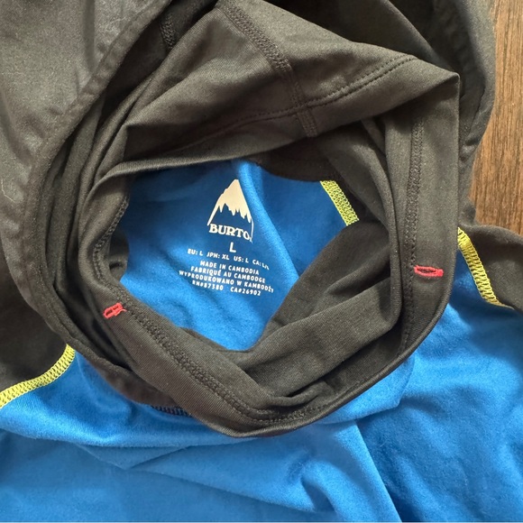 Burton Midweight X Base Layer Long Neck Hoodie - Picture 6 of 8